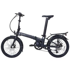 Dahon UNIO E20 Electric 9-Speed Folding Bike in Jet Black