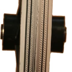 Greentyre LEON Grey Complete Wheel with Solid Tyre 8x1 1/4 / 200x32 - 5 Spokes