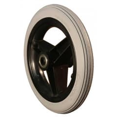 Greentyre Wheel with Leon Solid Tyre Grey 8x1 1/4 200x32 3 Blades