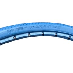 Greentyre Marathon Solid Tyre Blue 700x35C Internal Rim Width 17-20mm ETRTO 35-622
