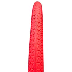 Greentyre Marathon Solid Tyre Red 700x35C Internal Rim Width 17-20mm ETRTO 35-622