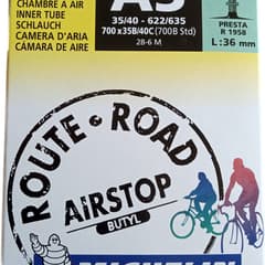 Michelin AirStop Butyl A3 Inner Tube 700x35/40C Presta - ETRTO 35/40-622/635