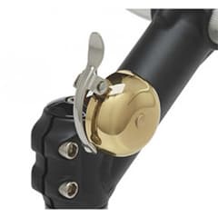 Mirrycle Striker Bike Stem Bell Gold