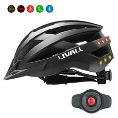 Livall MT1 Smart and Safe Cycling Helmet Bluetooth Matt Black