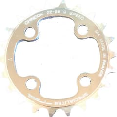 Spécialités T.A. Chinook 8/9 Speed 22T 58mm Internal Chainring, Silver