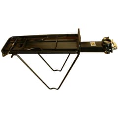 Point Rear Bag Rack Attaches to Seatpost Black