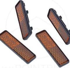 Point Pedal Reflectors Clip-On 4 Pieces