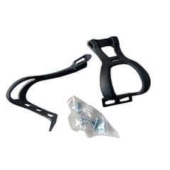 Point Pedal Toe Clips Black