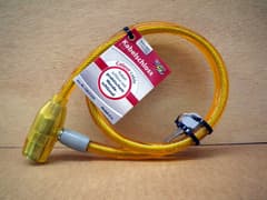 Point Cable Bike Lock 80cm Yellow