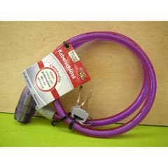 Point Cable Bike Lock 80cm Purple