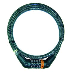 Point Combination Cable Bike Lock 150cm Black