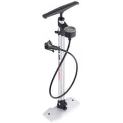 Point Steel Floor Pump 11 Bar Silver