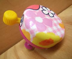 Point Pink Flower Bike Bell