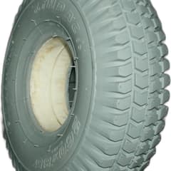 Impac IS311 Foam-Filled Grey Tyre 260x85 / 3.00-4 4PR - 55 mm Split Rim