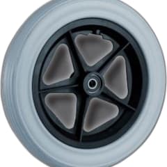 ROLKO Solid Wheel 12 Inch / 300x45 with Black Plastic Rim