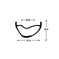 Stan's NoTubes Arch MK4 29" Rim Black 32 Holes