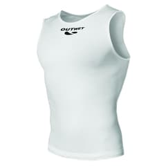 Outwet Shark1 Sleeveless Base Layer White