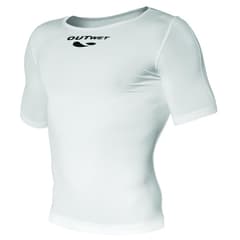 Outwet Shark2 Short Sleeve Smooth Microcell Base Layer White
