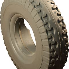 Greentyre Shoppa Grey Solid Tyre 4.10/3.50-6 - 310x90