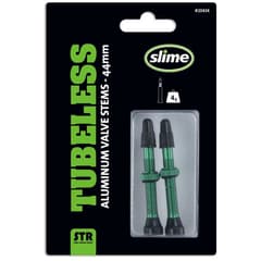 Slime Tubeless Valves 44 mm Pack of 2 Green