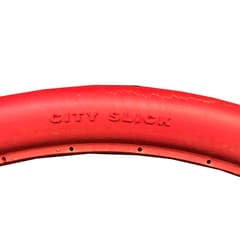 Greentyre City Slick Solid Tyre Red 26x1.75 Internal Rim Width 18-20mm ETRTO 47-559