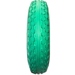 Greentyre Snow Solid Tyre Green 3.00-8 Internal Rim Width 51-53mm