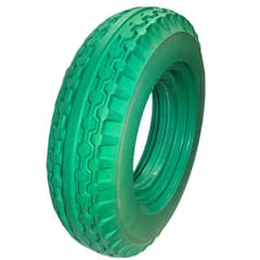 Greentyre Snow Solid Tyre Green 3.00-8 Internal Rim Width 51-53mm