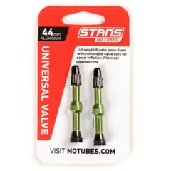 Notubes Tubeless Valves 44mm Green Pack of 2