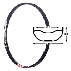 Notubes ZTR Baron MK3 MTB Rim 27.5" 32 Holes Black