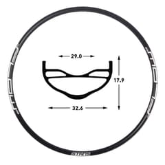 Notubes ZTR Flow EX3 MTB Rim 27.5" 32 Holes Black