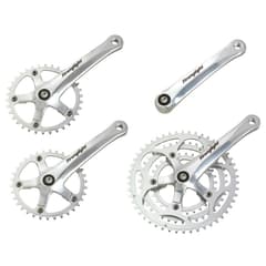 Stronglight Tandem Impact Triple Chainset 48/38/28 Silver