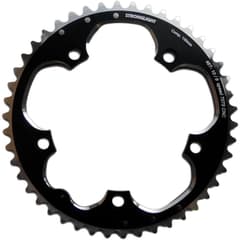 Stronglight Type S External Chainring PCD130 2x9/10S Black 53 Teeth