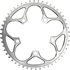 Stronglight Type S Compact External Chainring 7075 Alu 2x9/10S Silver 52 Teeth
