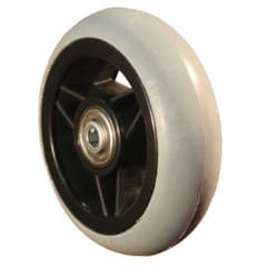 Greentyre Wheel with Stumpy Solid Tyre Grey 4x1 100x30