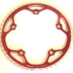Spécialités T.A. 10 Speed 50T 135mm Chainring, Red