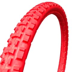 Greentyre Tracker Solid Tyre Red 24x1.75 Internal Rim Width 23-25mm ETRTO 47-507