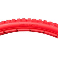 Greentyre Tracker Solid Tyre Red 24x1.75 Internal Rim Width 23-25mm ETRTO 47-507