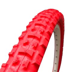 Greentyre Tracker Solid Tyre Red 24x1.75 Internal Rim Width 23-25mm ETRTO 47-507