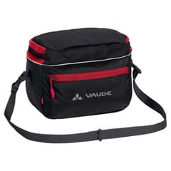 Vaude Road 1 Front Handlebar Bag Black Red 6L