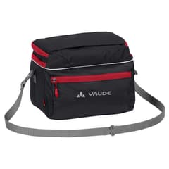 Vaude Road 2 Front Handlebar Bag Black Red 8L