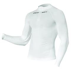 Outwet WP3 Zip Long Sleeve Base Layer White One Size