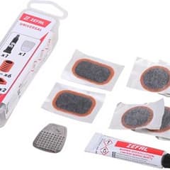 Zefal Universal Puncture Repair Kit 7 Patches Glue Scraper