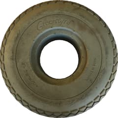 Greentyre Grey Solid Tyre 4.10/3.50-5 4PR - Rim 73-75 mm
